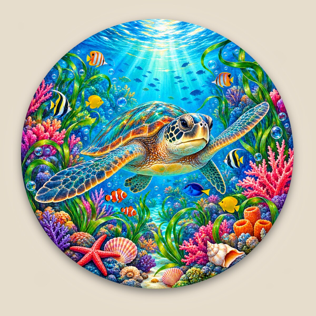 Sea Turtle Reef wind spinner