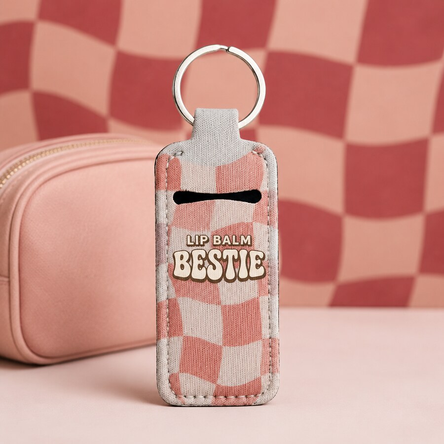 Lip Balm Bestie design on a Bart's & Crafts product
