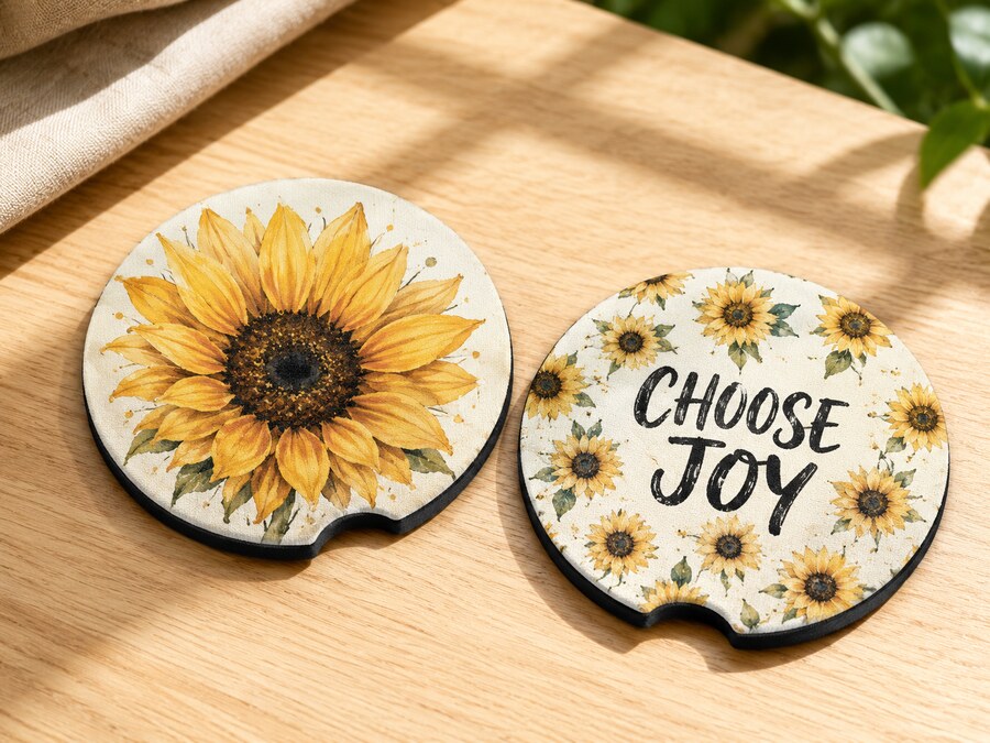 Sunflower · Choose Joy design on a Bart's & Crafts product