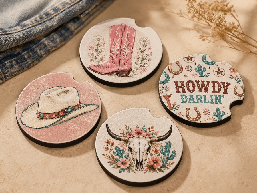 Western · Howdy Darlin' design on a Bart's & Crafts product
