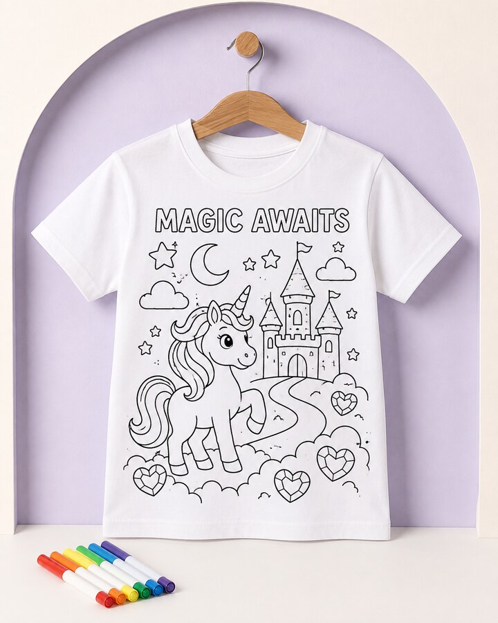 Unicorn Castle design on a Bart's & Crafts product
