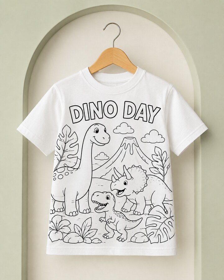 Dino Day design on a Bart's & Crafts product