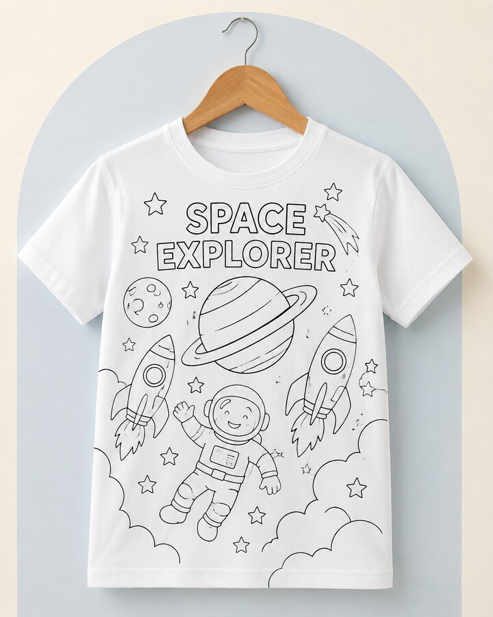 Space Explorer design on a Bart's & Crafts product