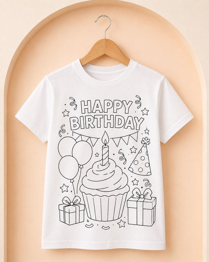 Happy Birthday design on a Bart's & Crafts product