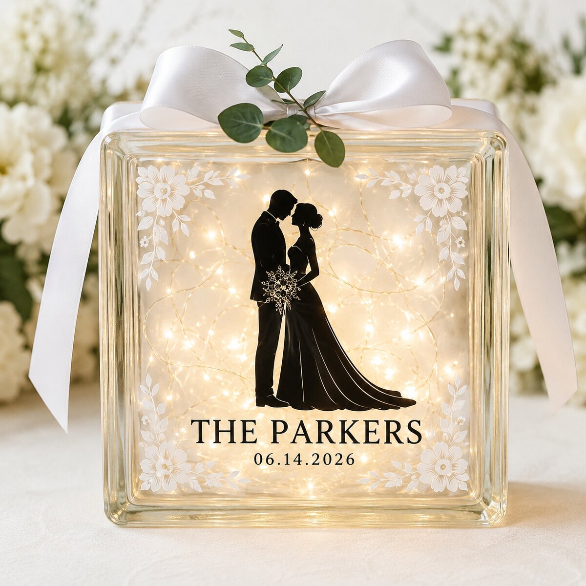 Wedding Glass Block