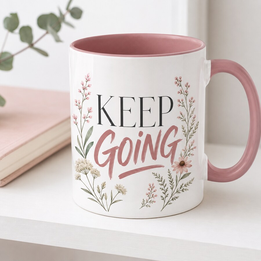 Keep Going Floral design on a Bart's & Crafts product