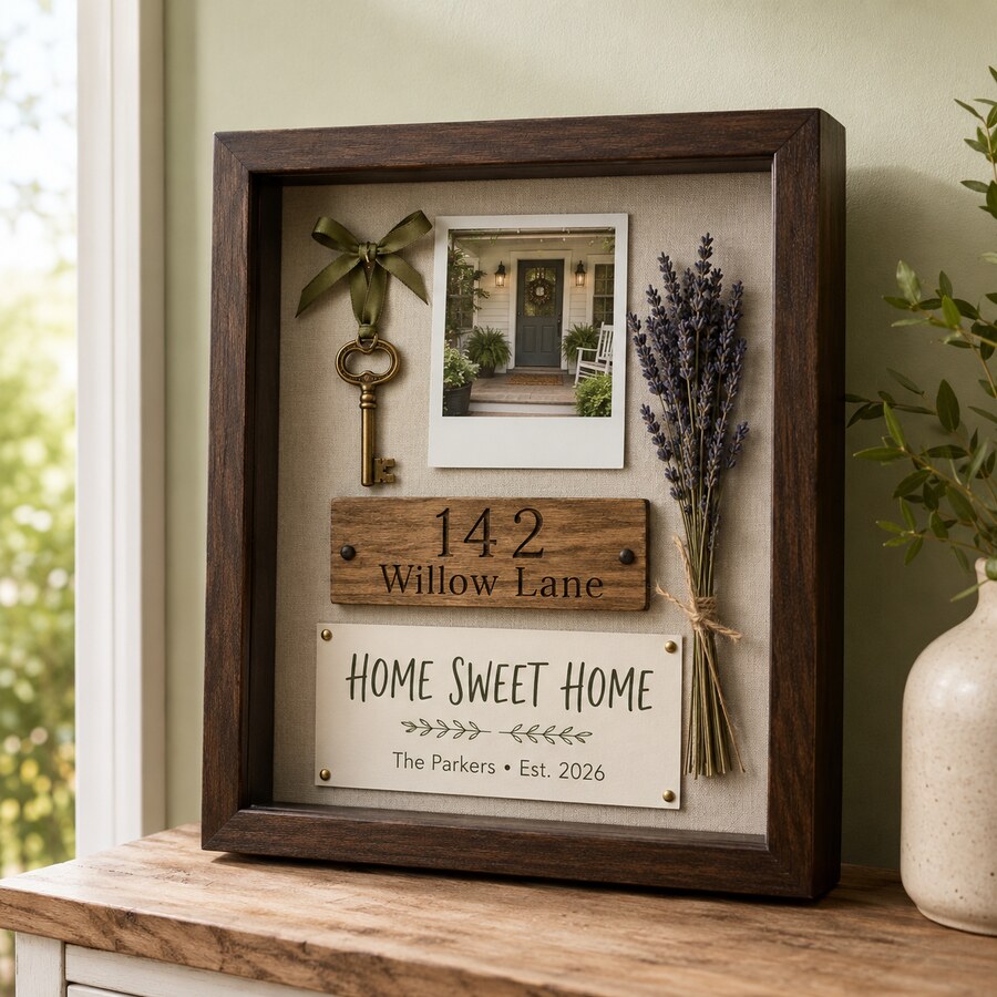 Welcome Home design on a Bart's & Crafts product