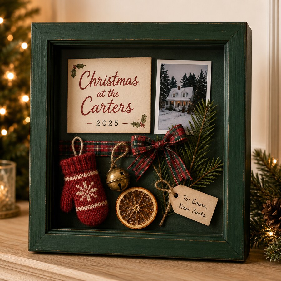 Christmas Keepsake design on a Bart's & Crafts product