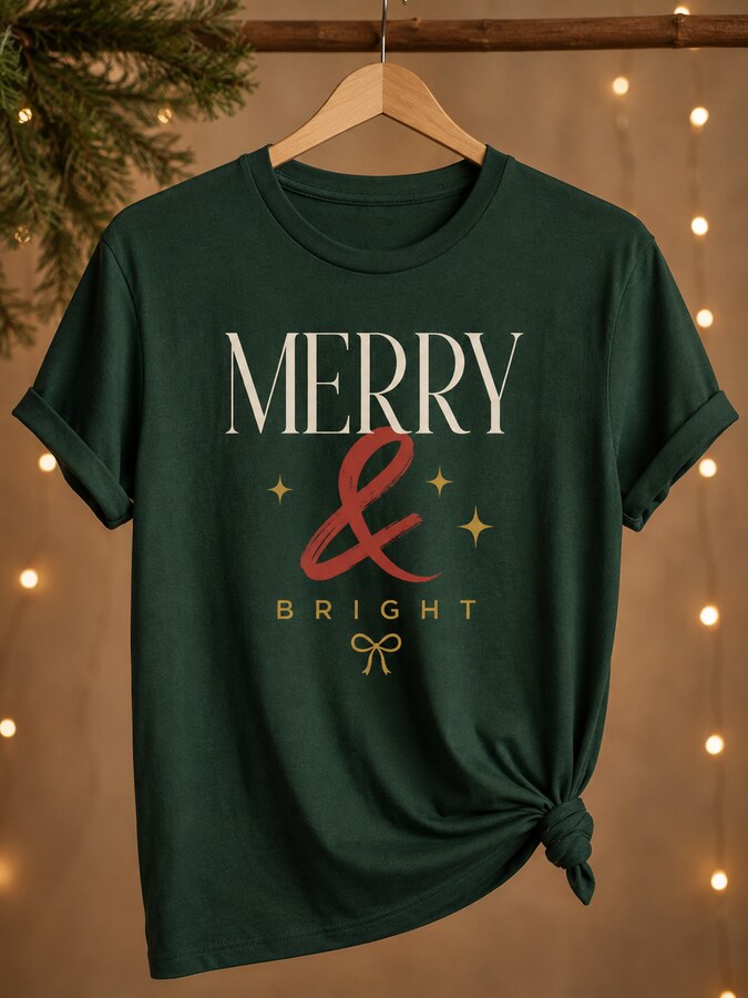 Merry & Bright design on a Bart's & Crafts product