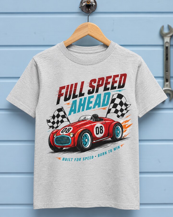 Full Speed Ahead design on a Bart's & Crafts product