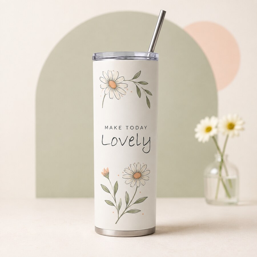 Make Today Lovely · 20 oz design on a Bart's & Crafts product